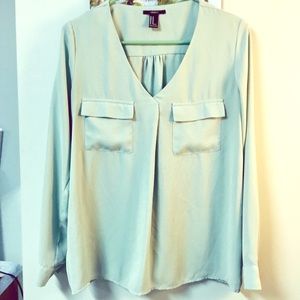 Green blouse
